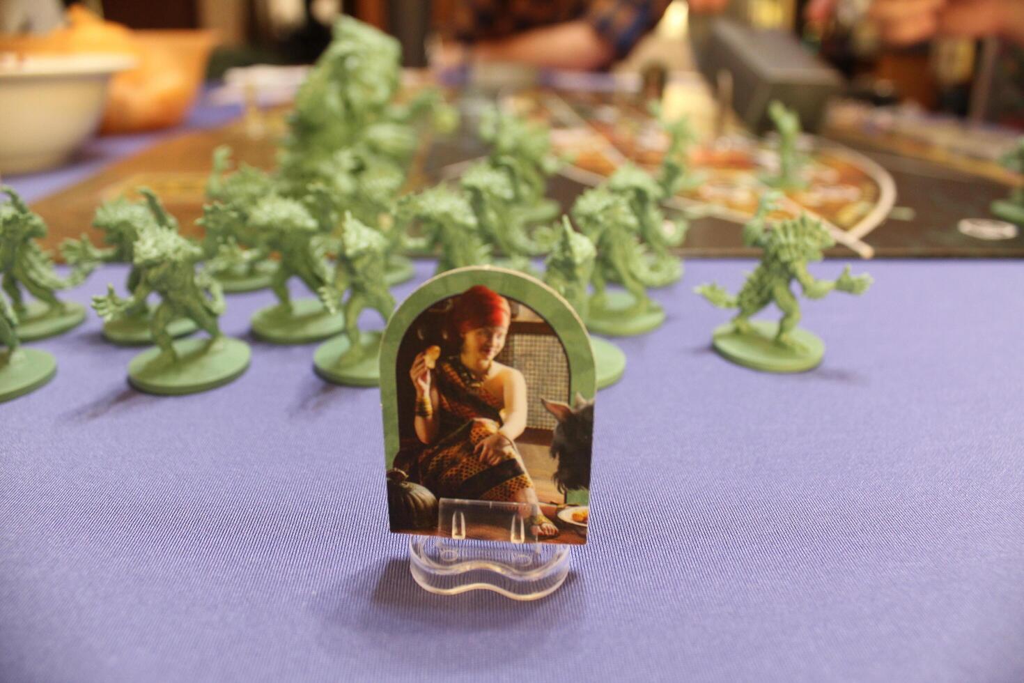 Mozyr, Belarus, April 10 2024 game card in the board game Unfathomable. Player selection in preparation photo