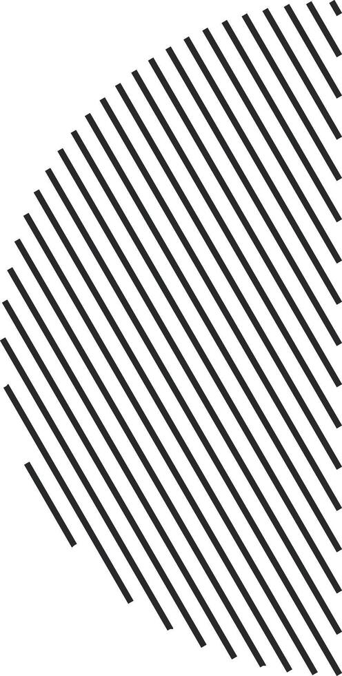 Abstract form with diagonal strip pattern vector