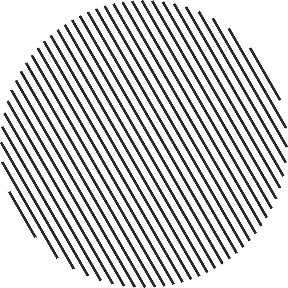 Symmetrical figure with slanted stripe motif vector