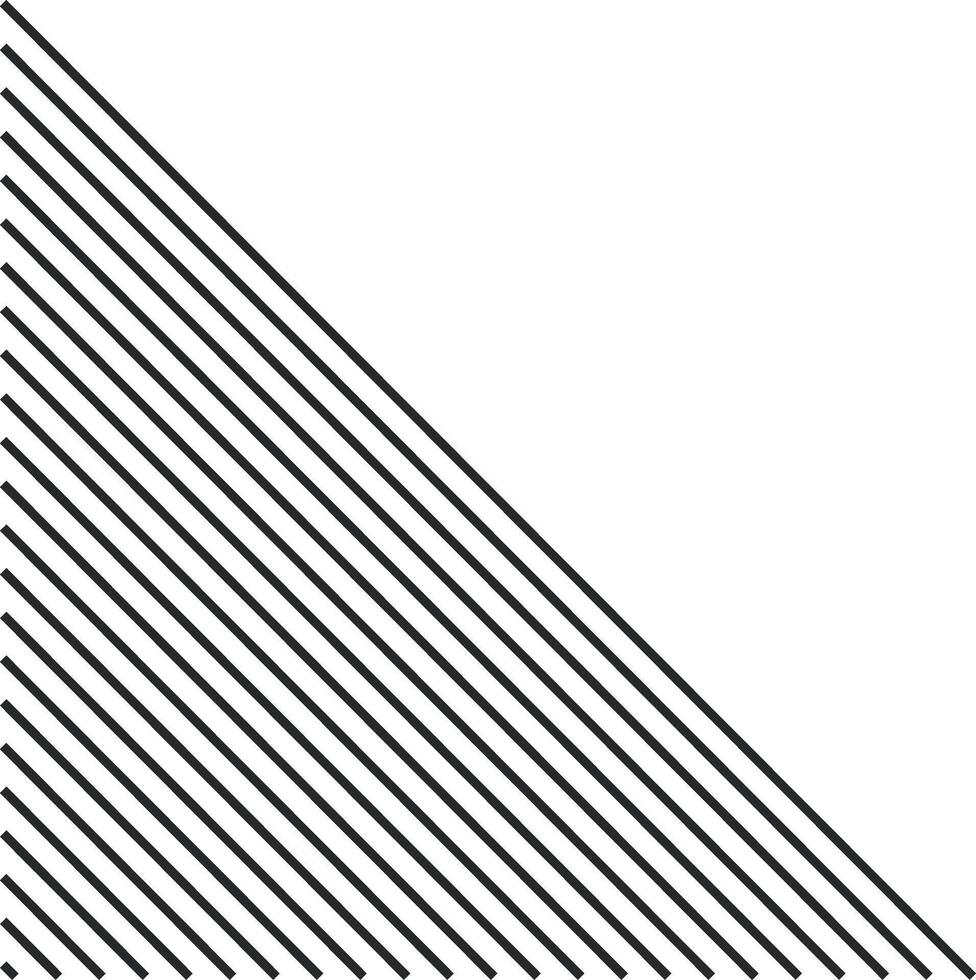 Patterned shape with tilted stripes vector