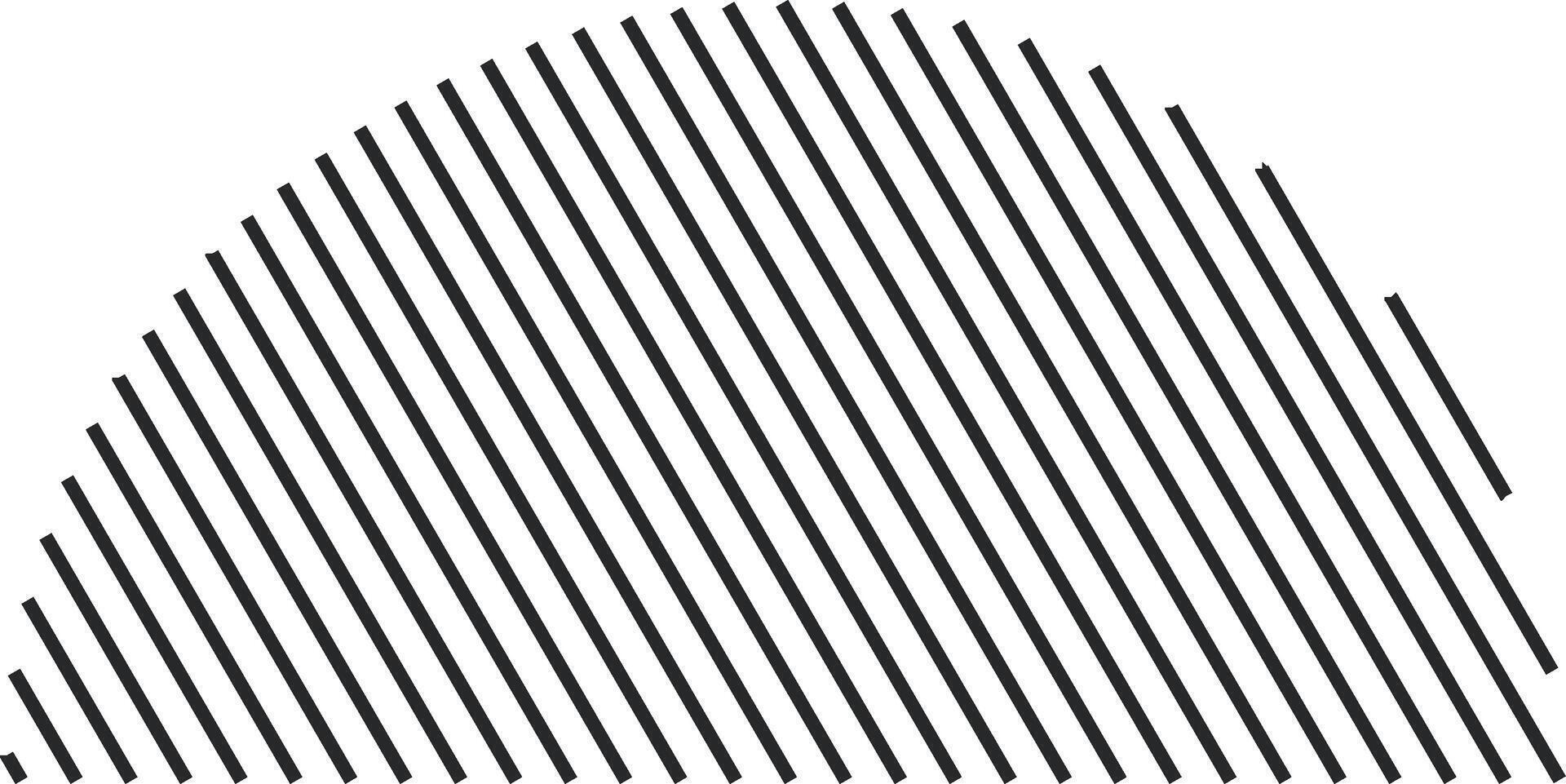 Decorative geometric design with diagonal lines vector