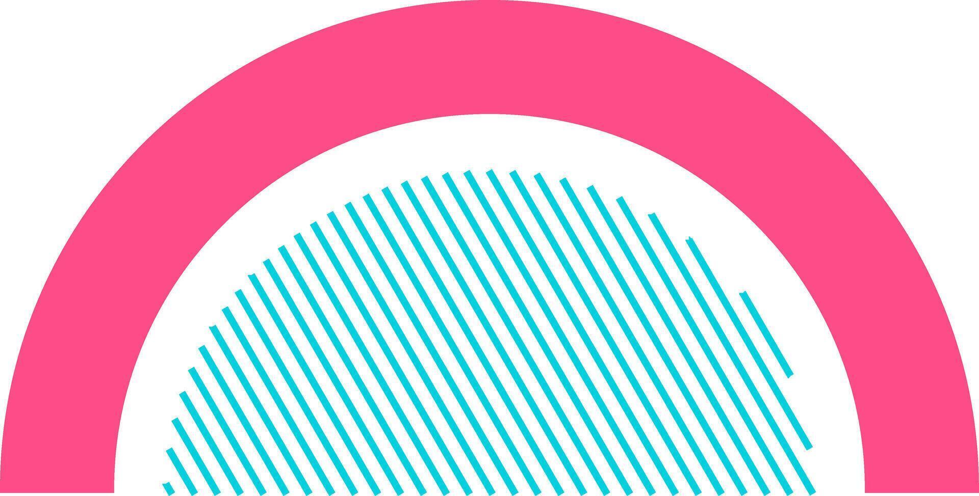 Stylish Memphis pattern composition vector