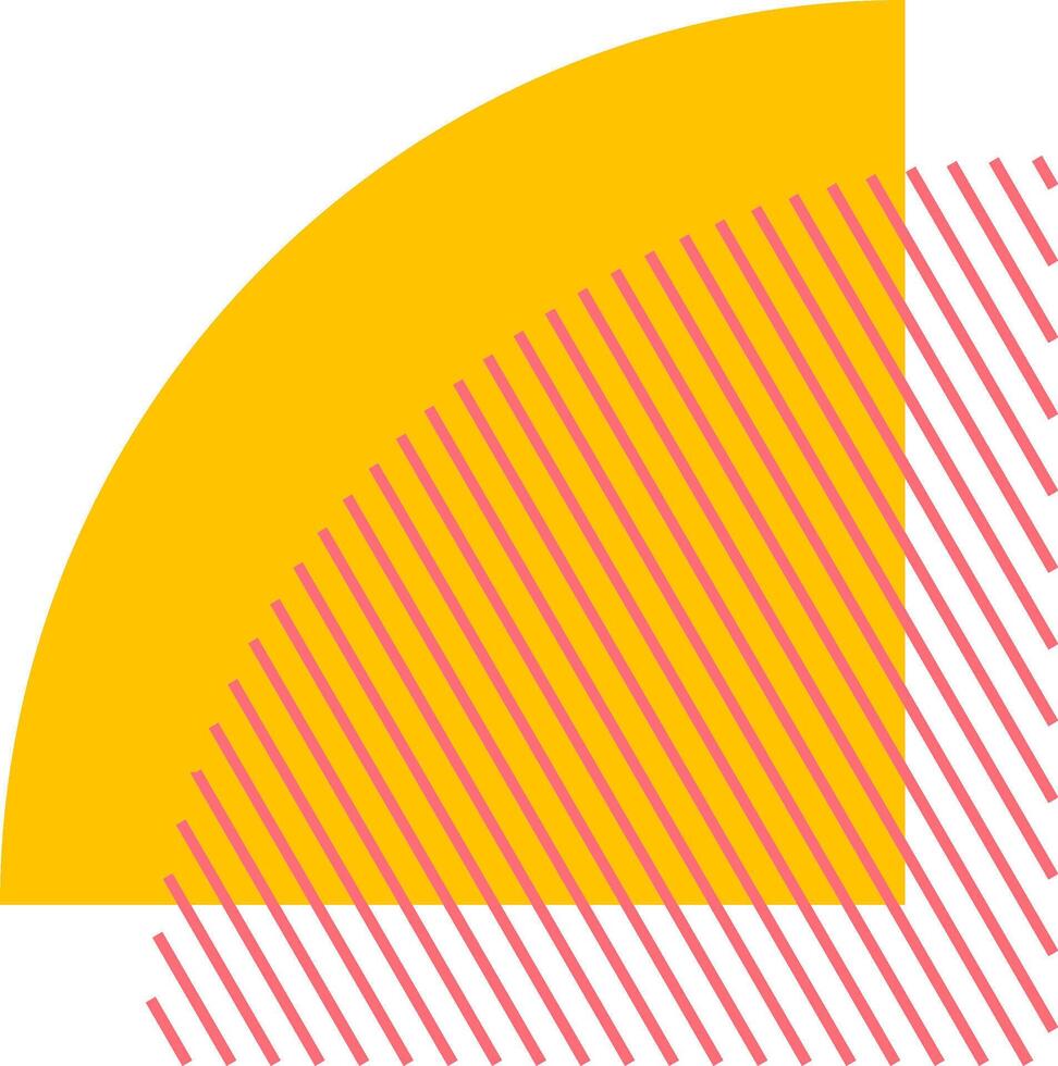 Dynamic Memphis style shapes vector
