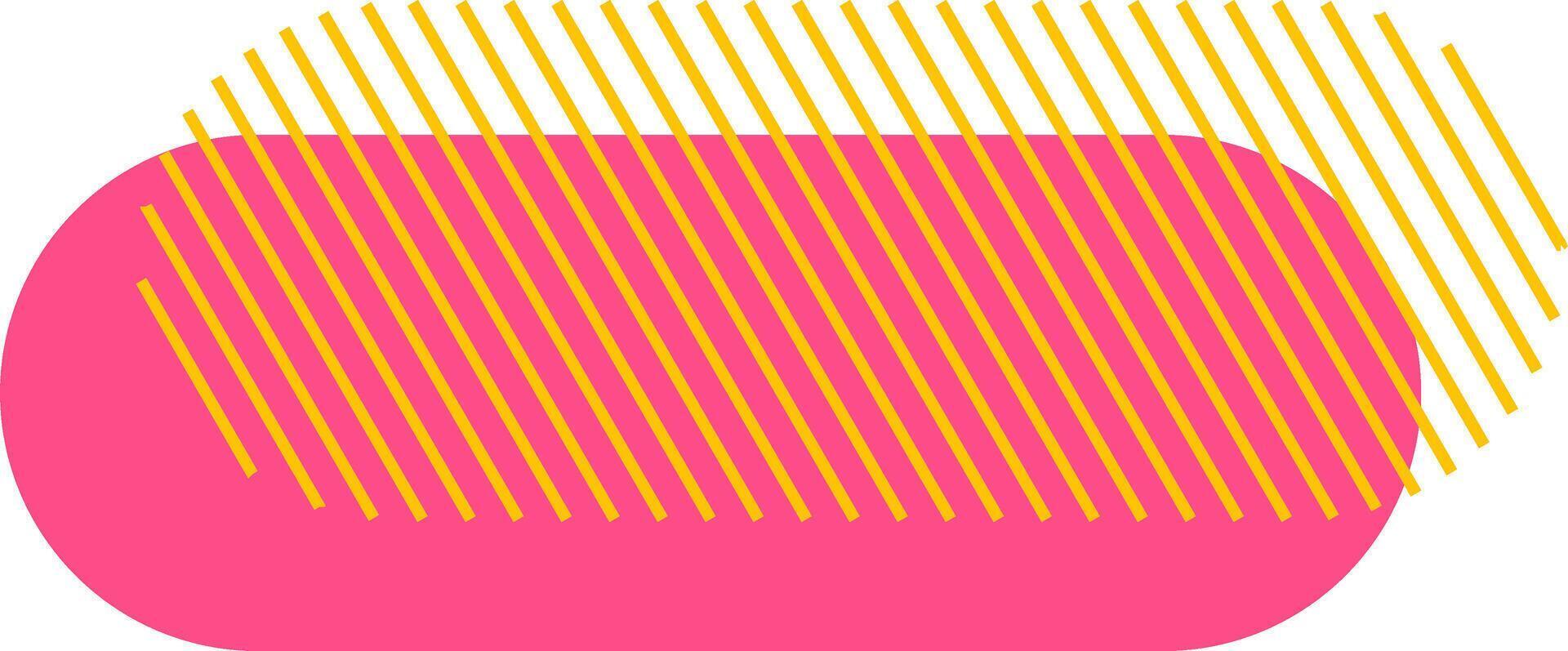 Aesthetic Memphis shaped design vector