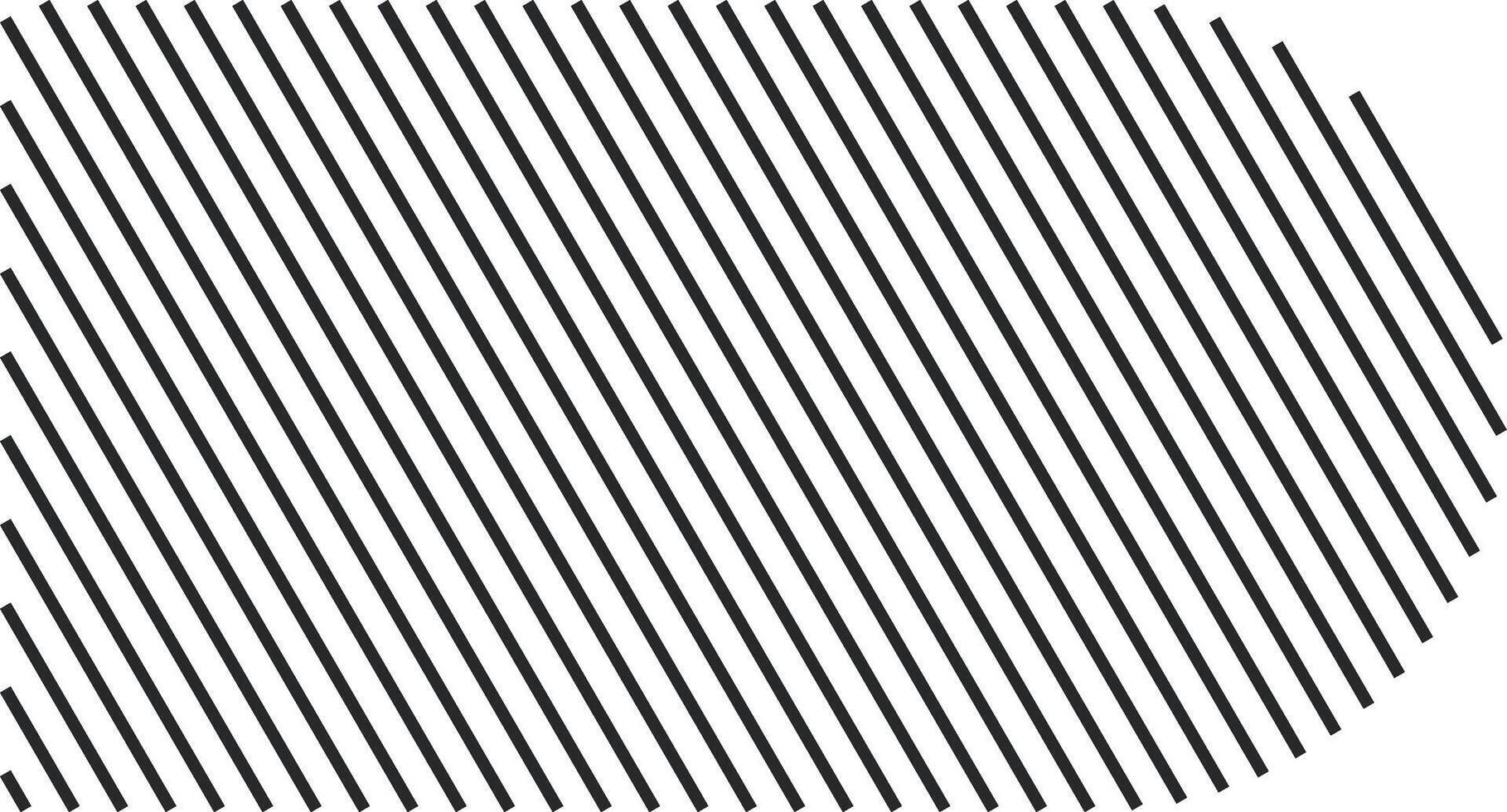 Abstract geometric form with diagonal lines vector
