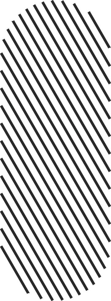 Diagonal striped theme within geometric form vector