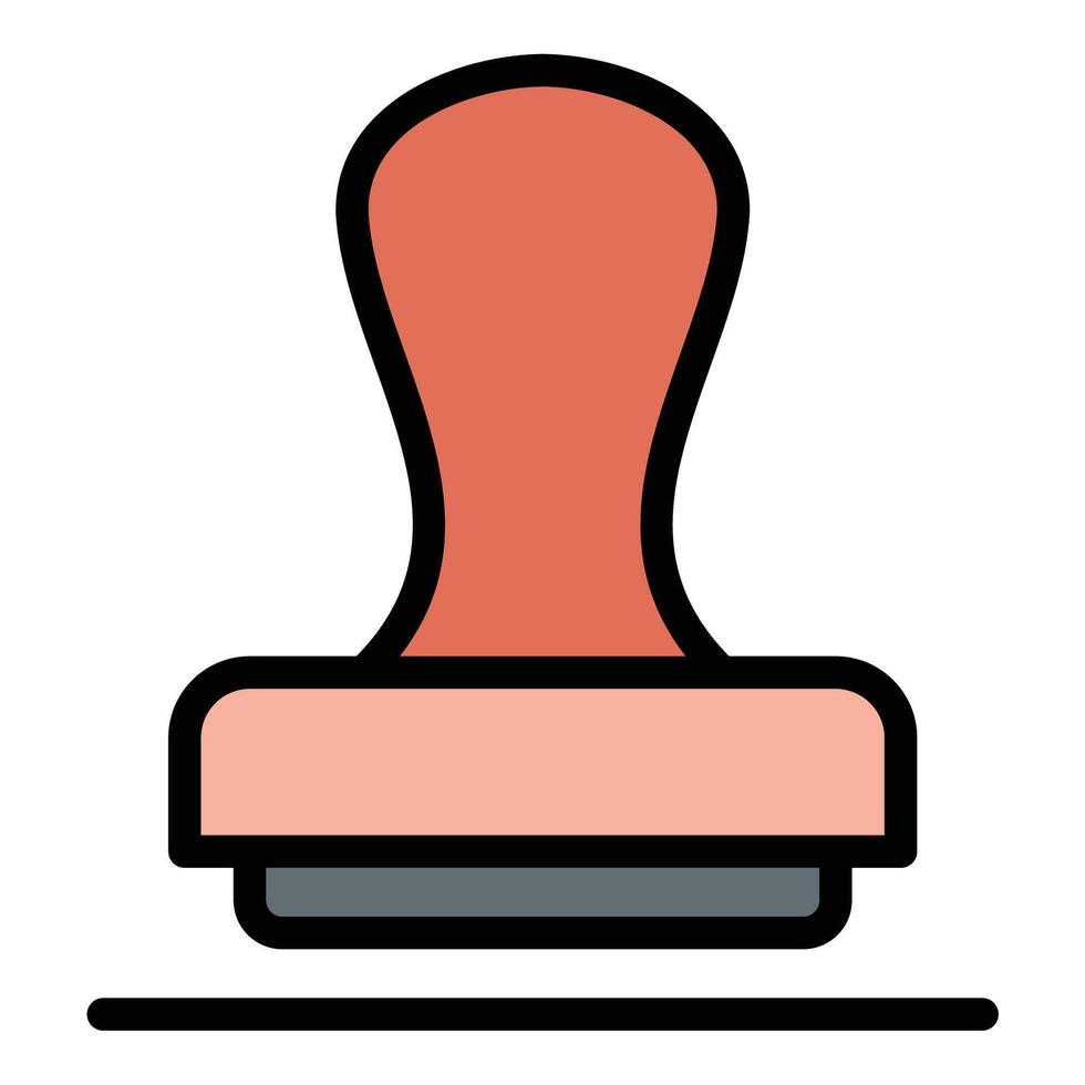 Agreement icon flat line style illustration representing mutual consent and contract signing, suitable for business, legal, and partnership-related project vector