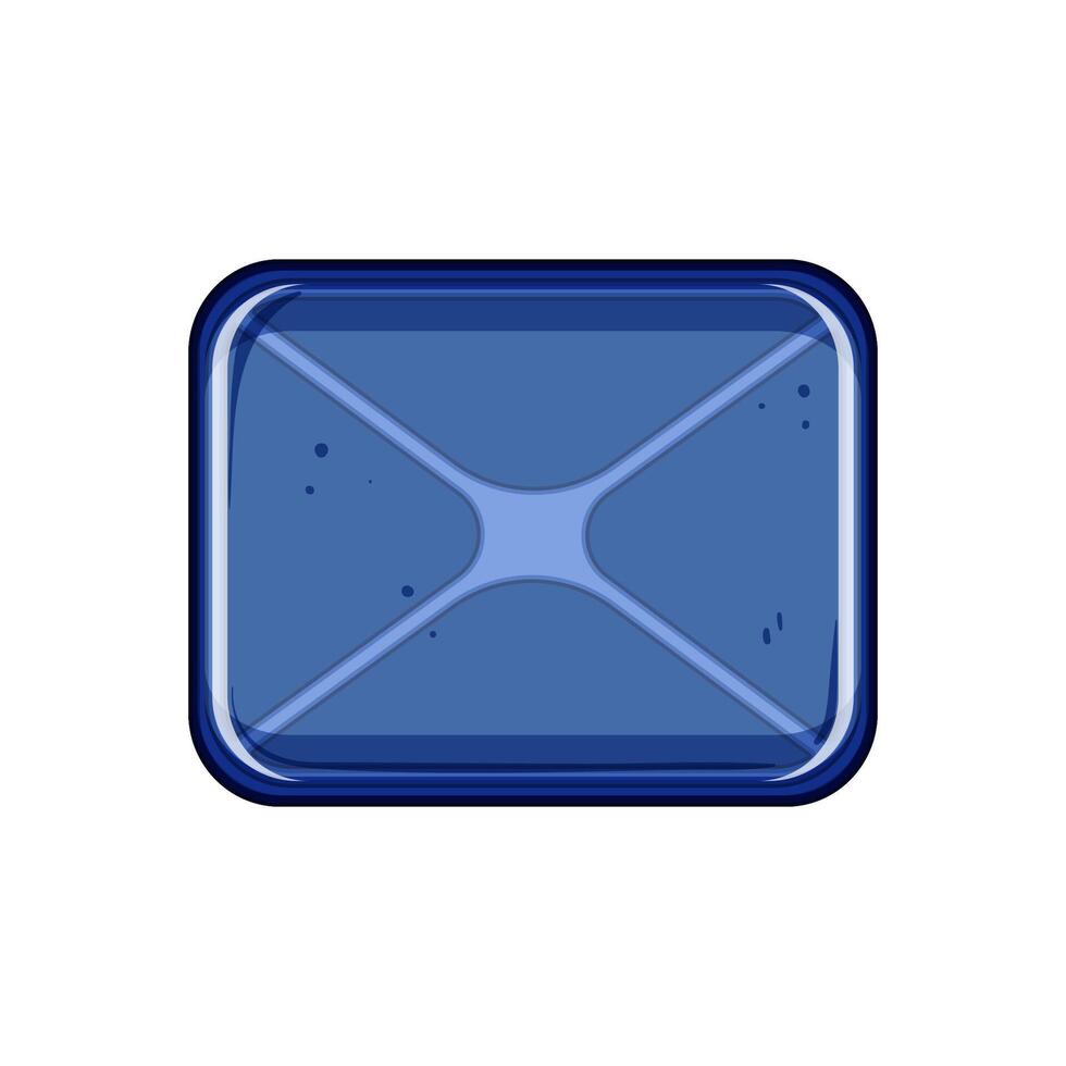 weekly pill organizer box item vector