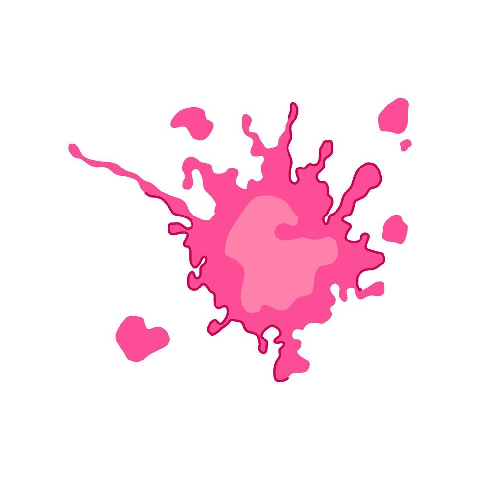 expressive paint splatters vector