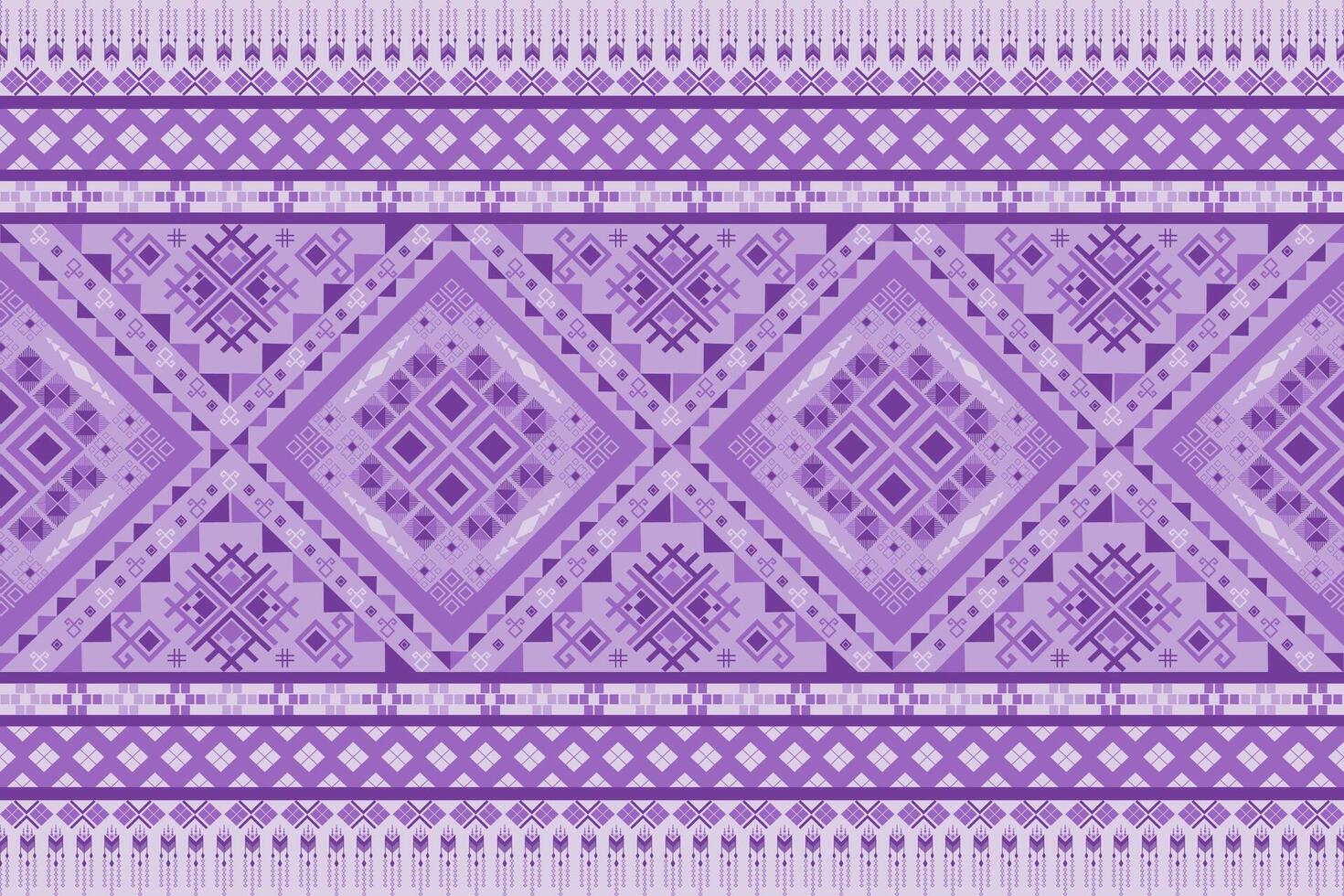 elegant purple pattern in native American style vector