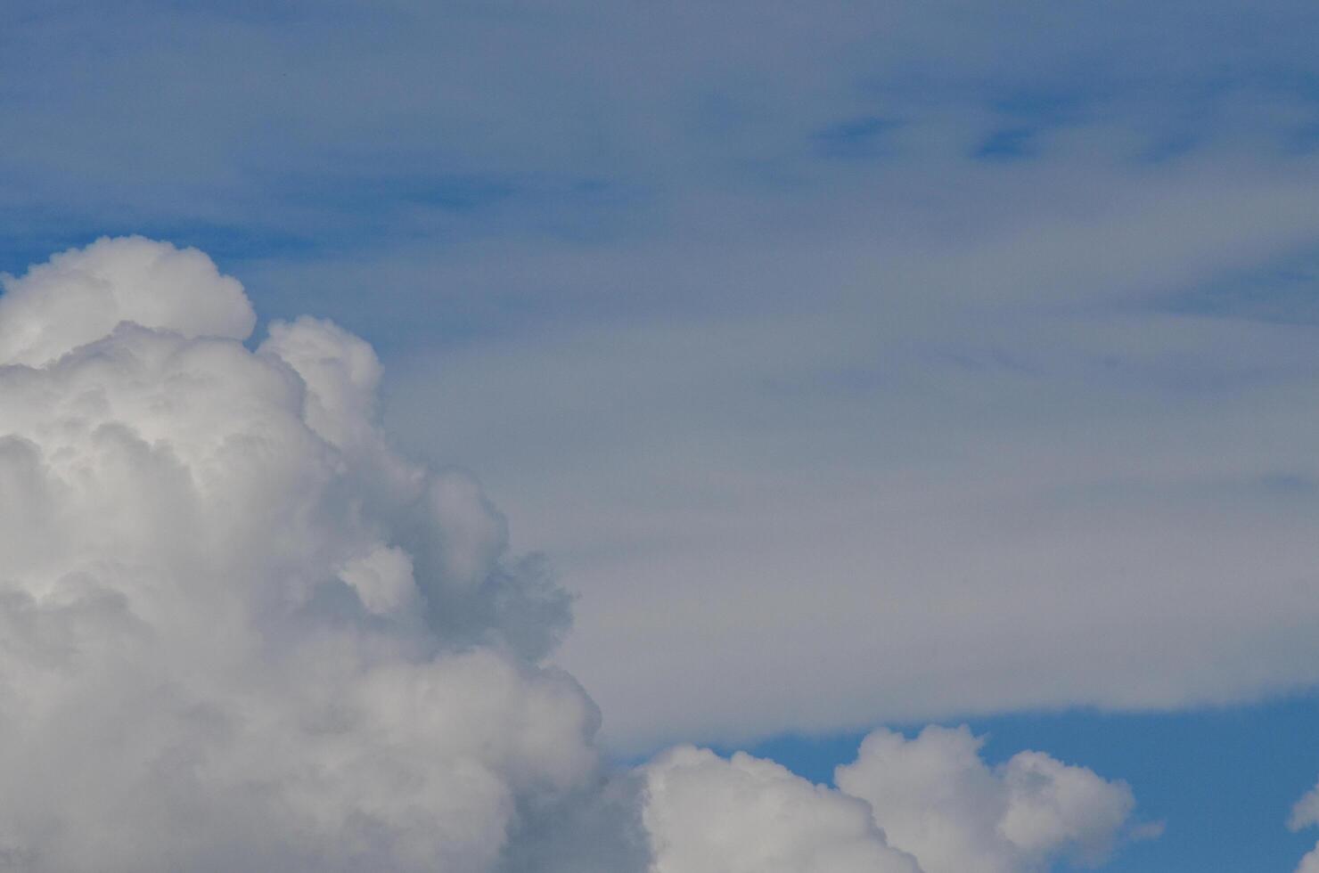 The sky is blue with a few clouds scattered throughout. The clouds are white and fluffy, giving the sky a peaceful and serene appearance, very beautiful photo