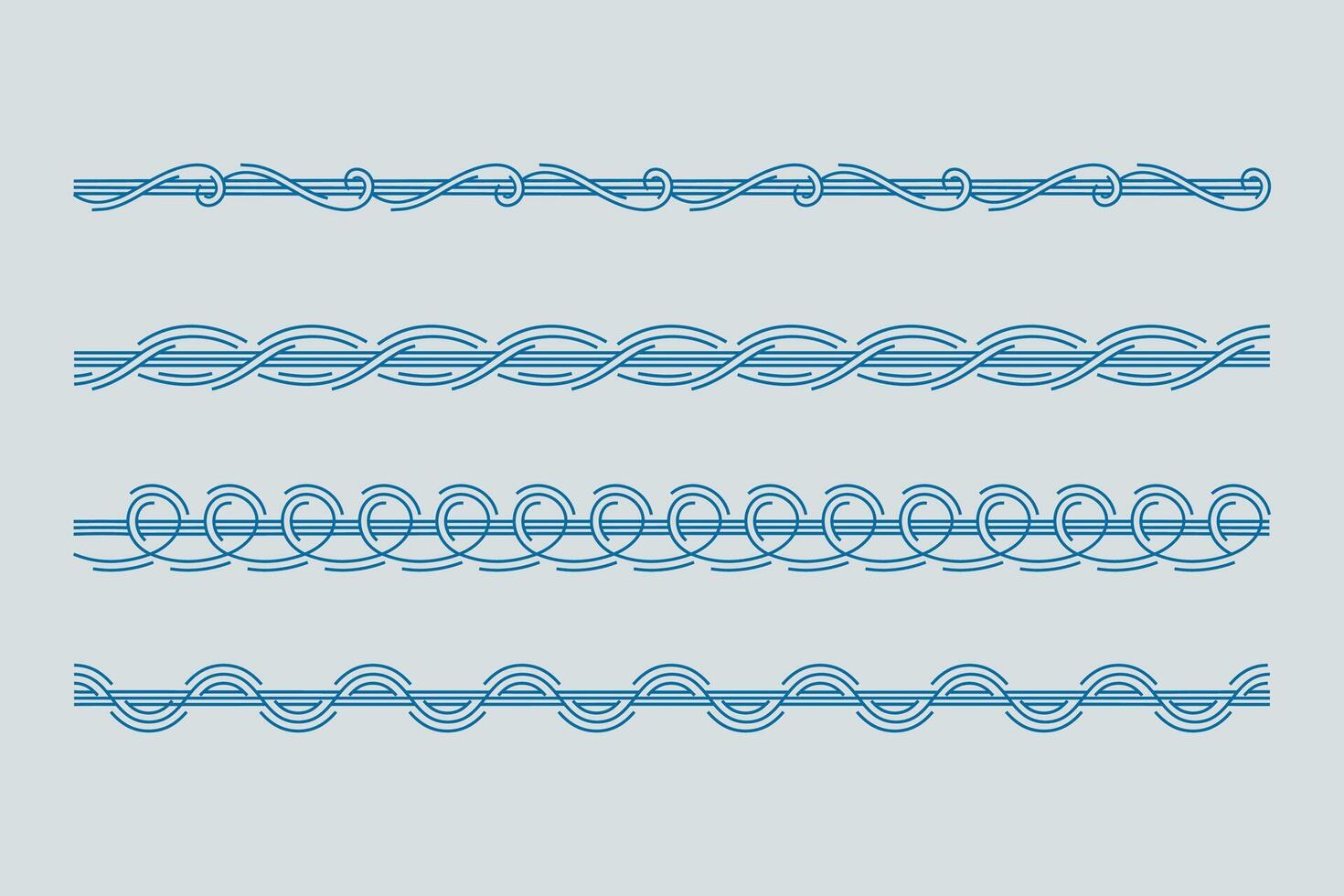Divider Ornament Frame with line and shape vector