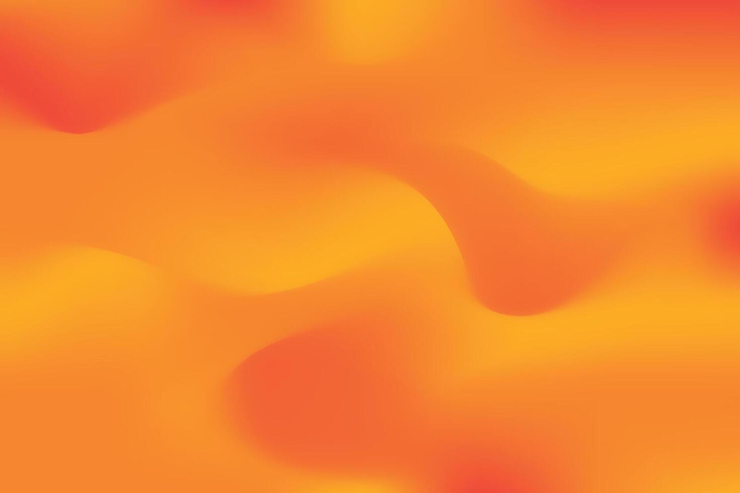 Orange amber smooth gradient background vector