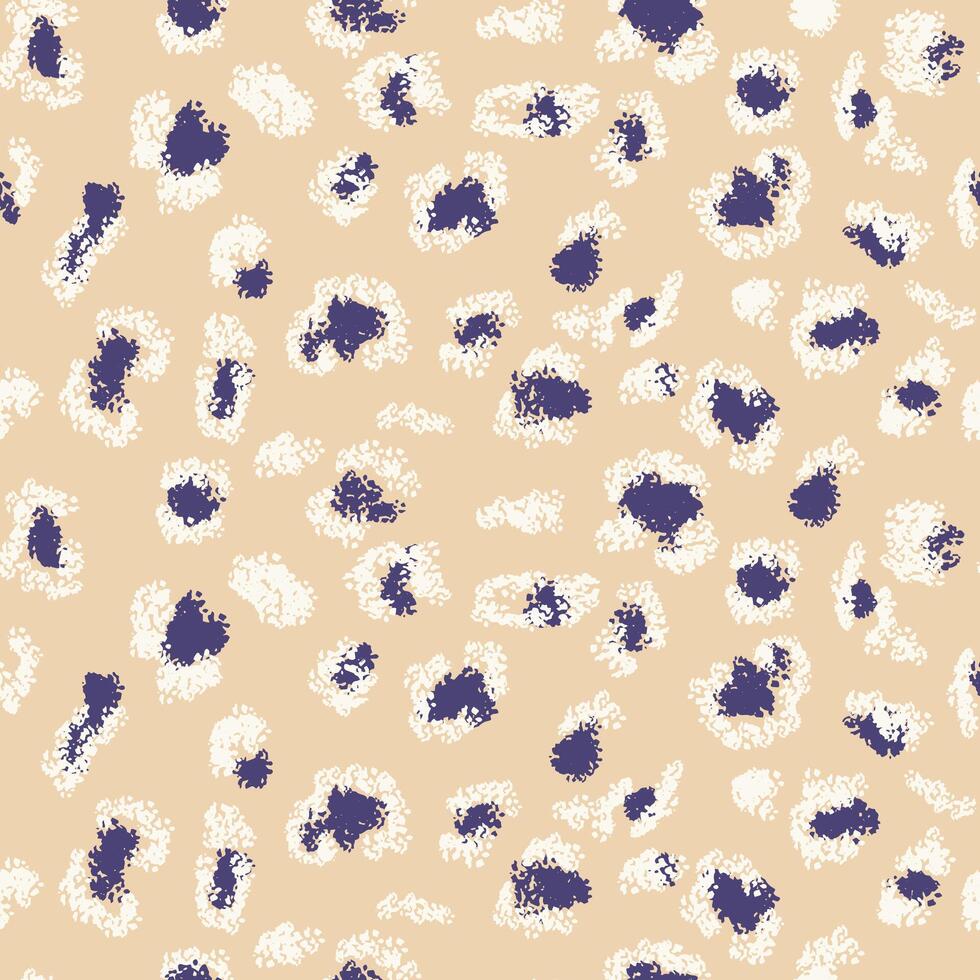 Playful seamless leopard-inspired pattern on a light beige background. designs for fashion, home decor, or creative projects. A bold, colorful twist on a classic animal print vector
