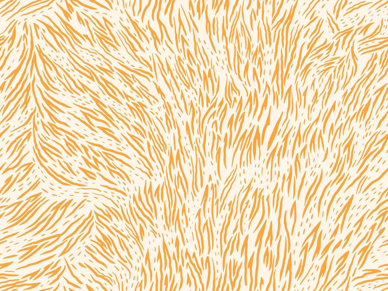 Seamless abstract animal-inspired pattern with dynamic organic lines. Yellow minimalist background. Simple print ornament for textile design, modern wallpapers, branding projects vector