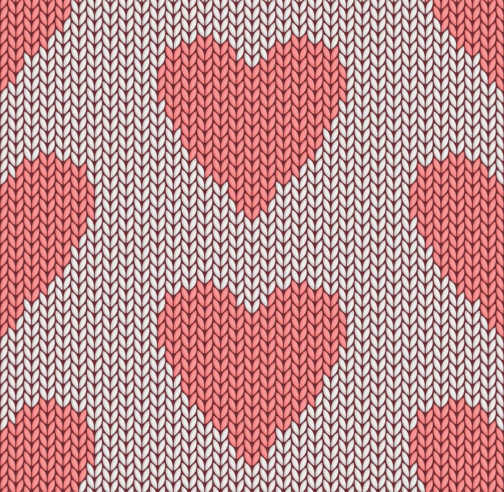 Seamless pink background with hearts. vector