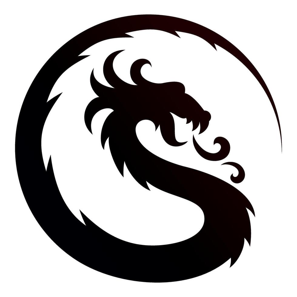 The Dragon logo. vector