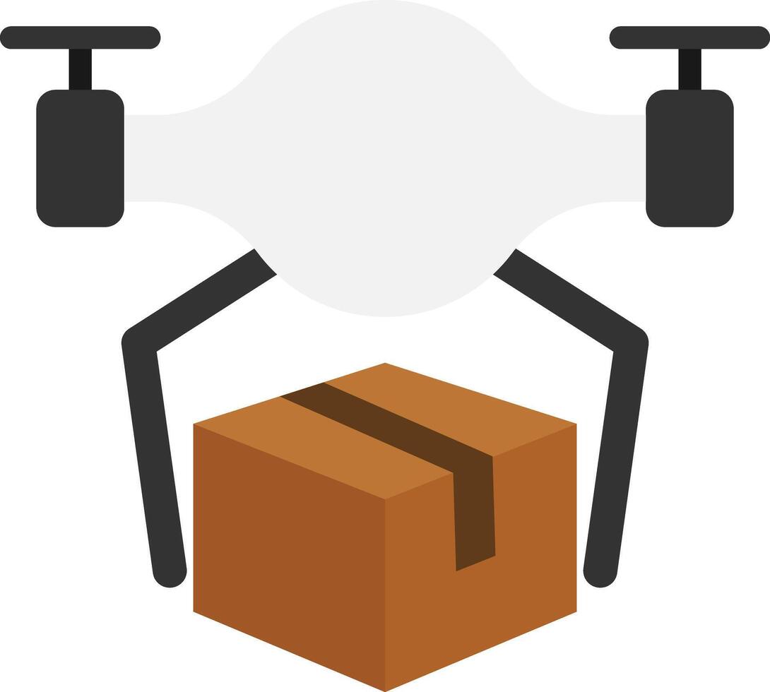 Drone Technology Camera Courier vector