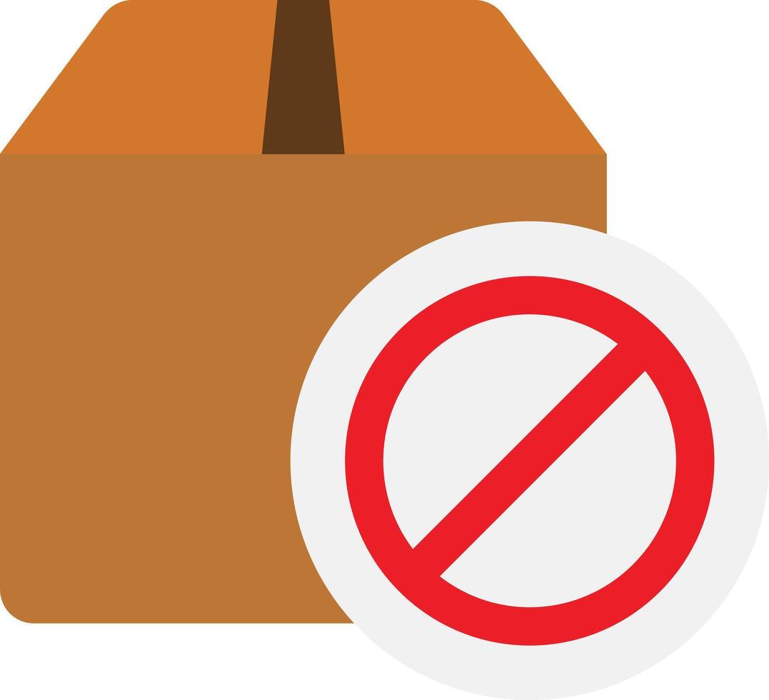 Blocked Security Error Courier vector