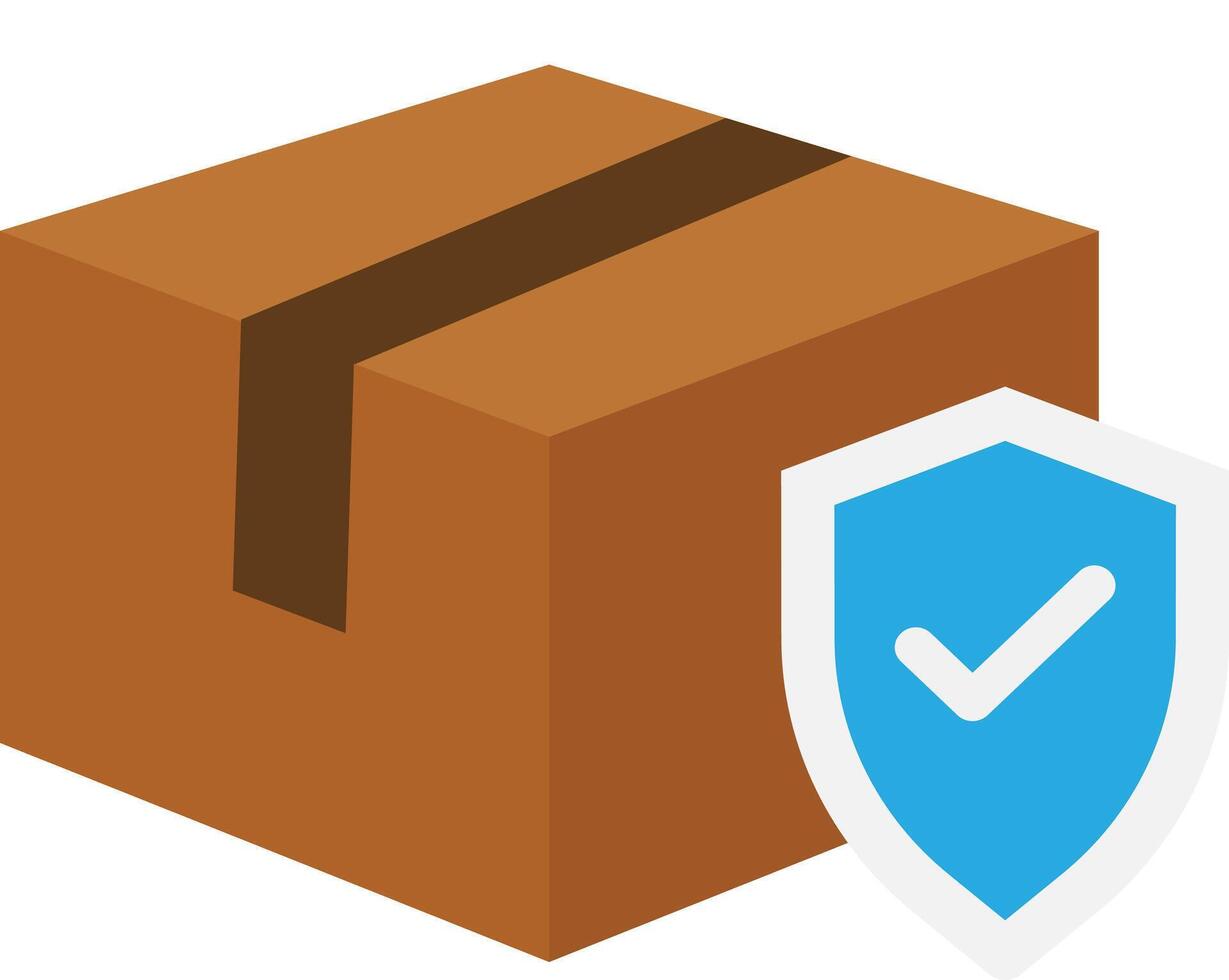 Protected Security Secure Courier vector