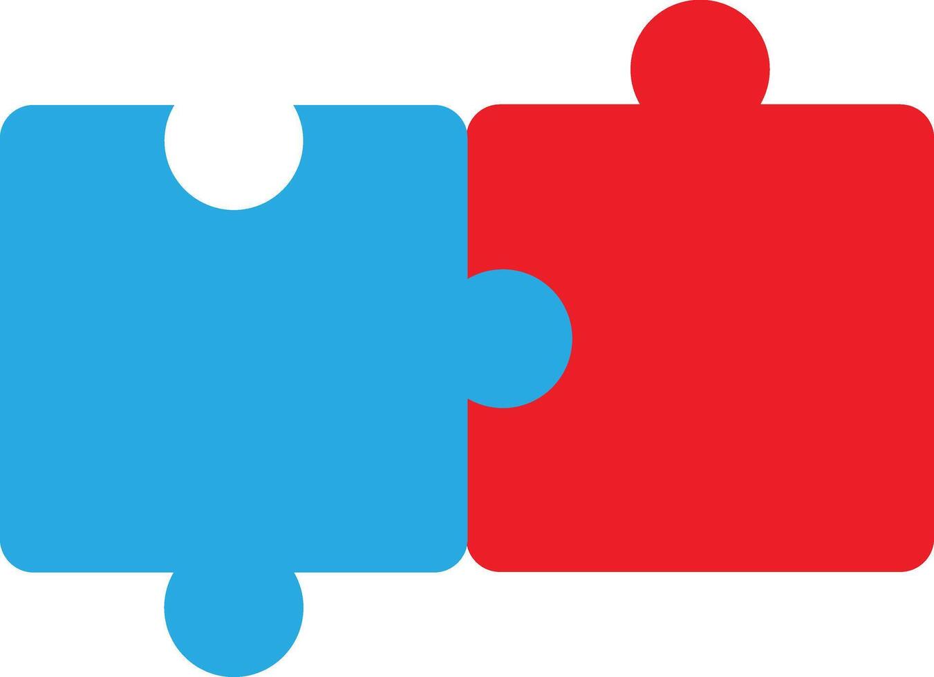 Puzzle Branding Solution Strategy vector