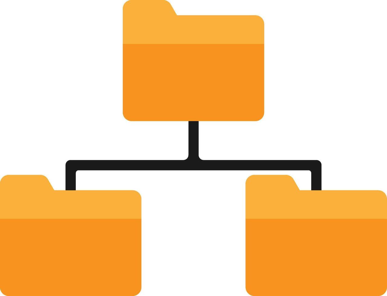 Root Directory Folder Business vector