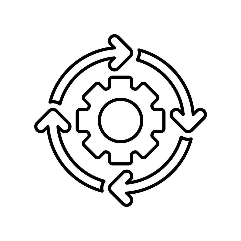 Icon a optimization isolated against a clean background. vector