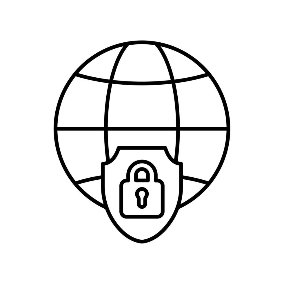 Icon a secure connection vector