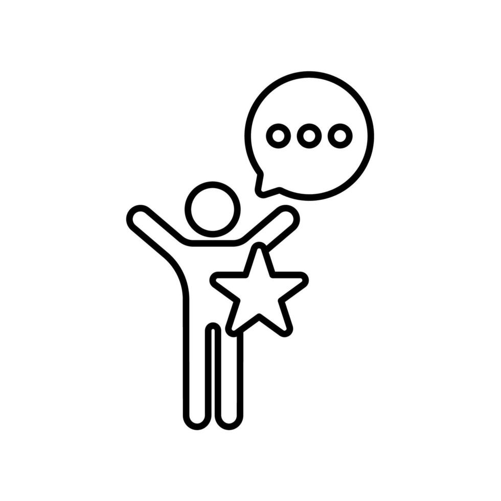 Icon a expertise, isolated against a clean background vector