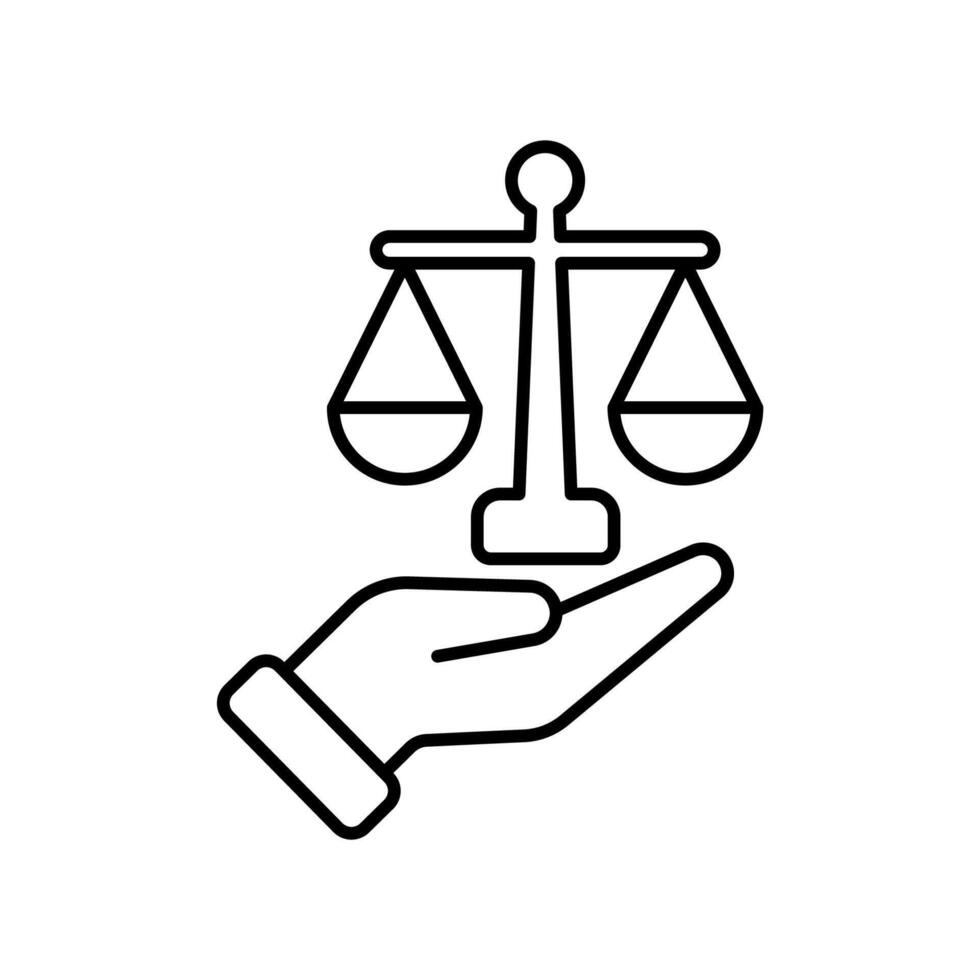 Icon a ethics isolated against a clean background. vector