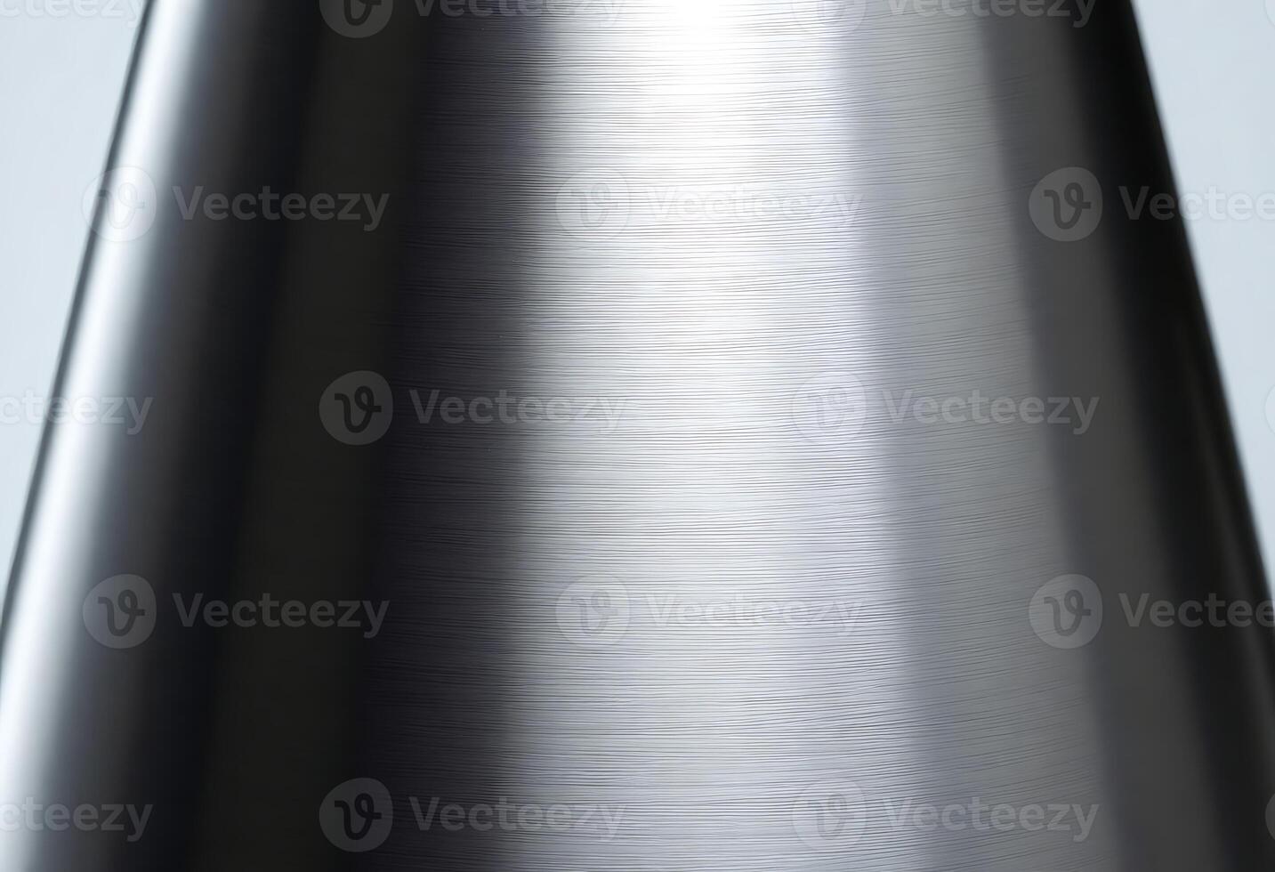 close up of a metal object on a white background photo