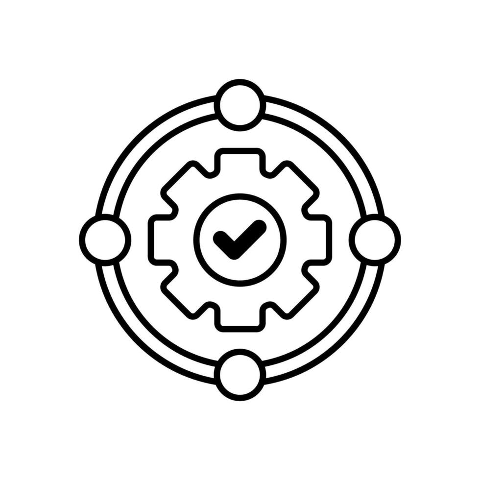 Icon a framework isolated against a clean background. vector
