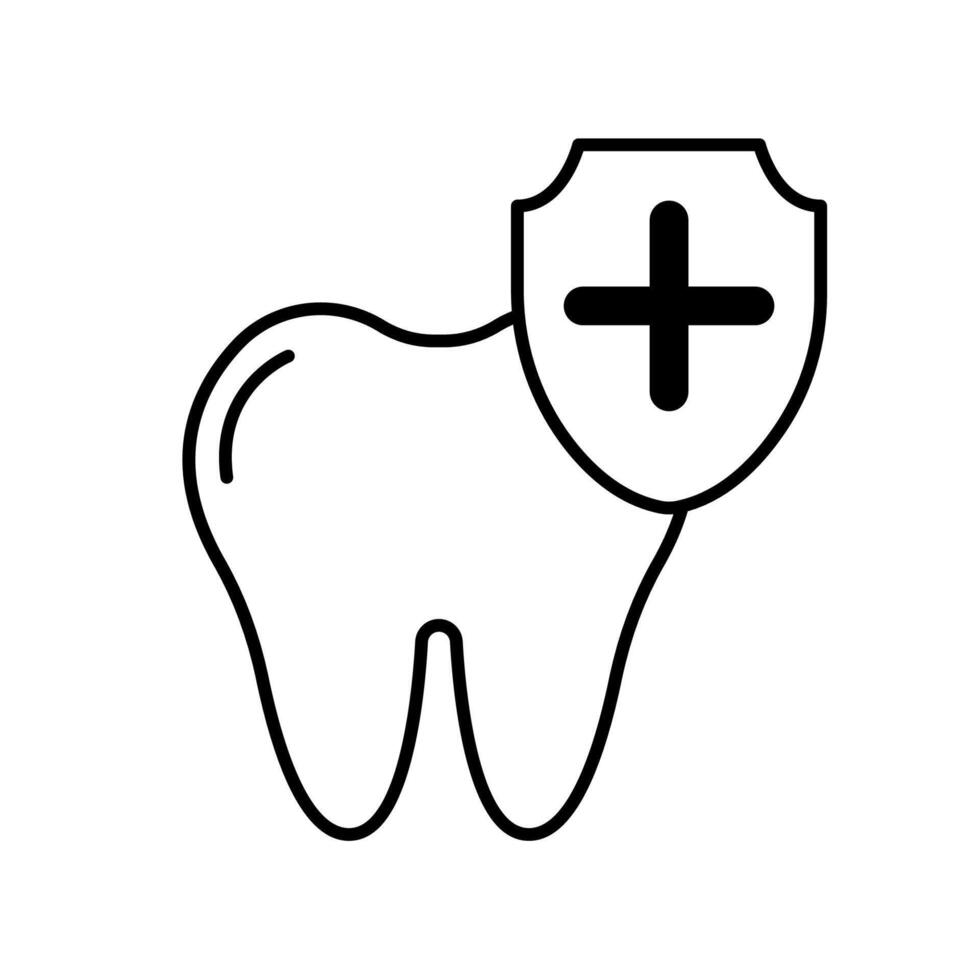 Icon a dental, vector