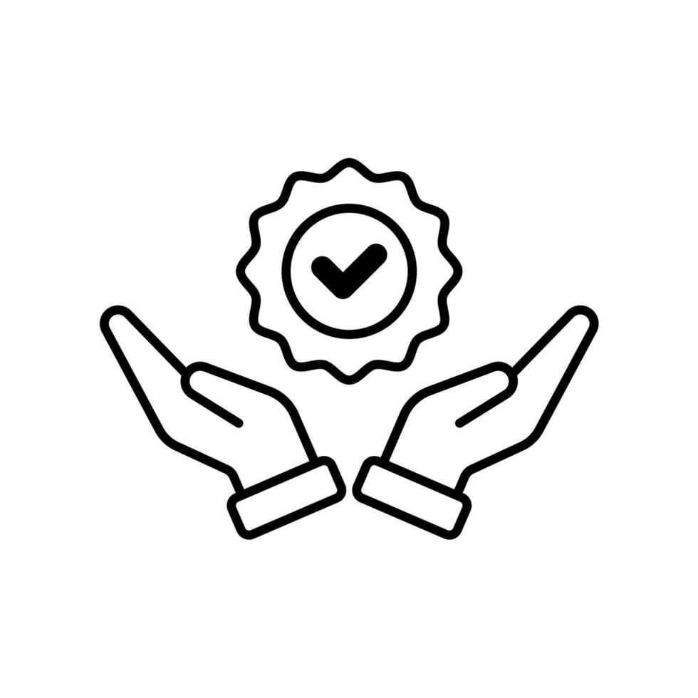 Icon a standards vector