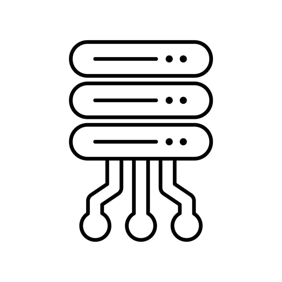Icon a proxy, vector