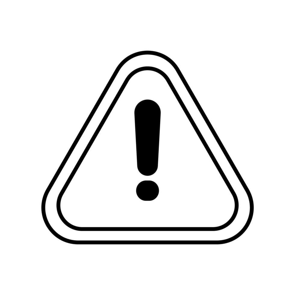 Icon a risk isolated against a clean background. vector