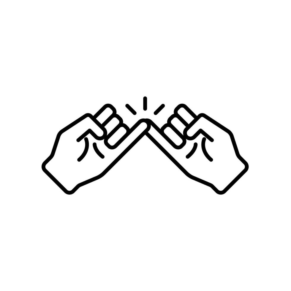 Icon a swear, isolated against a clean background vector