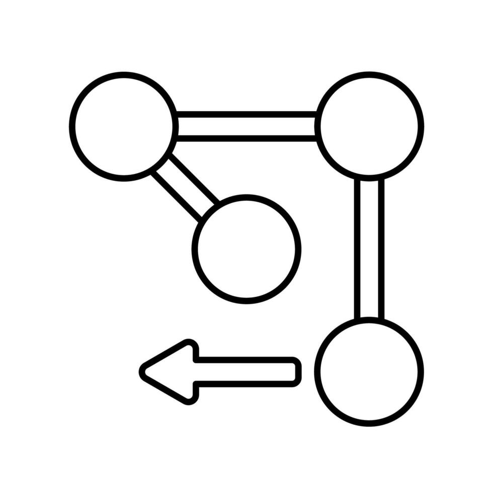 Icon a workflow vector