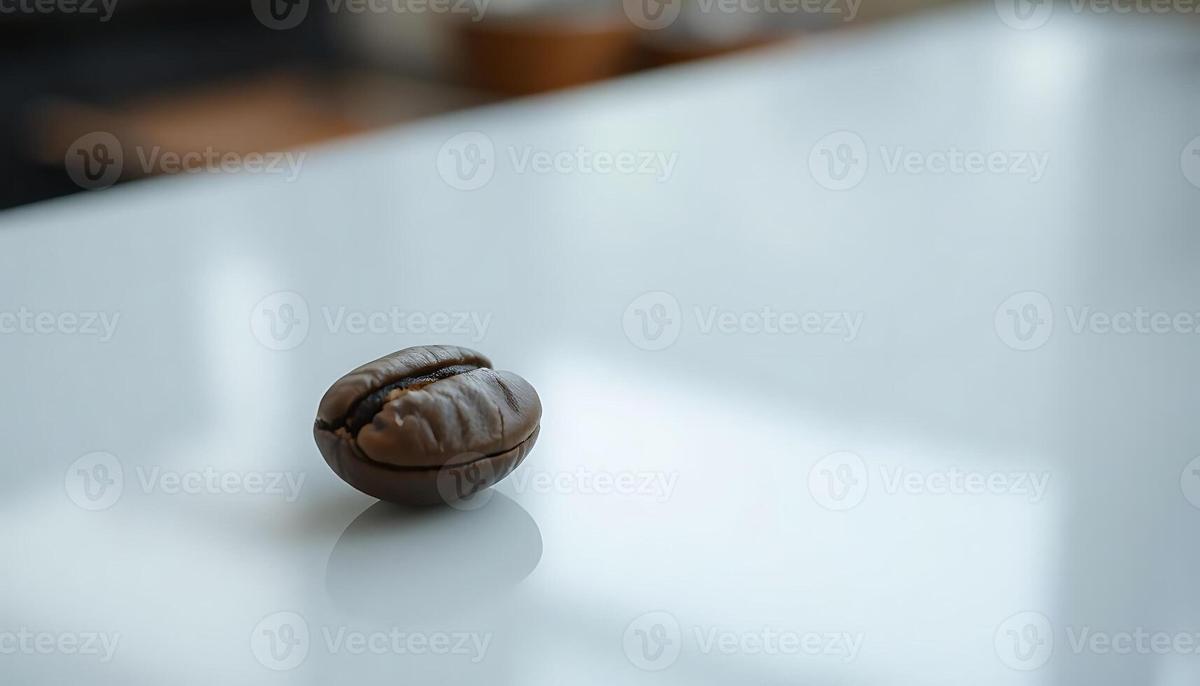 close up of a nut on a table photo