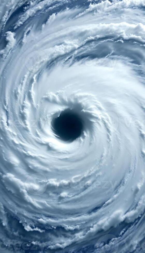 very large black hole in the middle of the sky photo