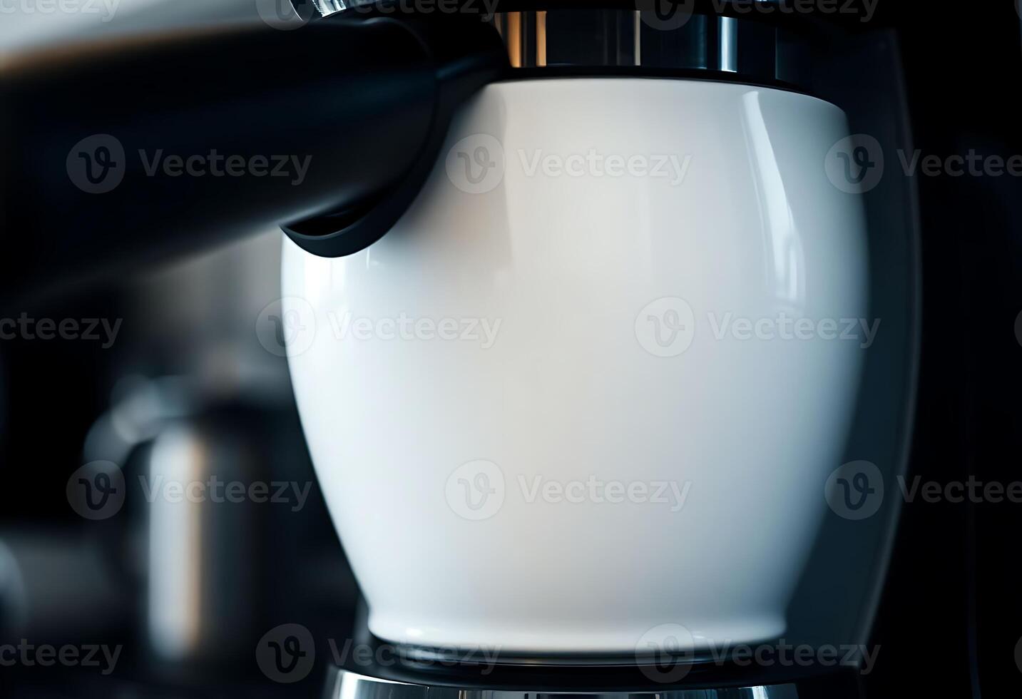 close up of a coffee maker on a counter photo