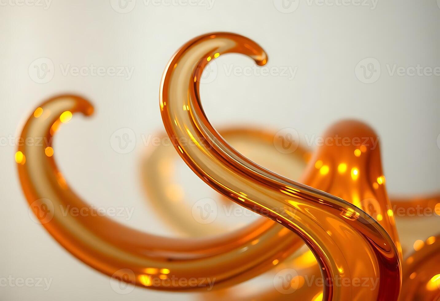 close up of a shiny orange object photo
