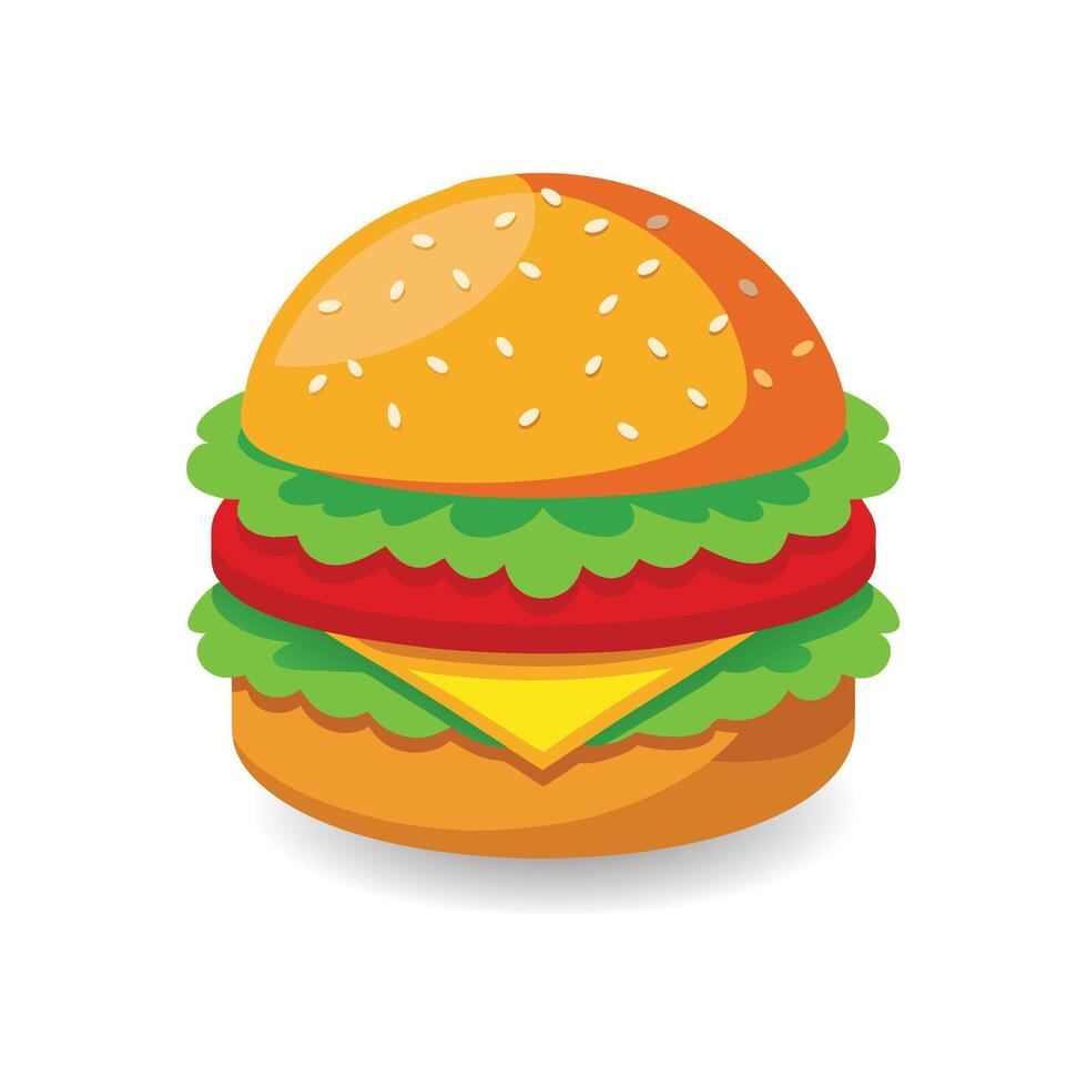 Burger best creative design food elements vector