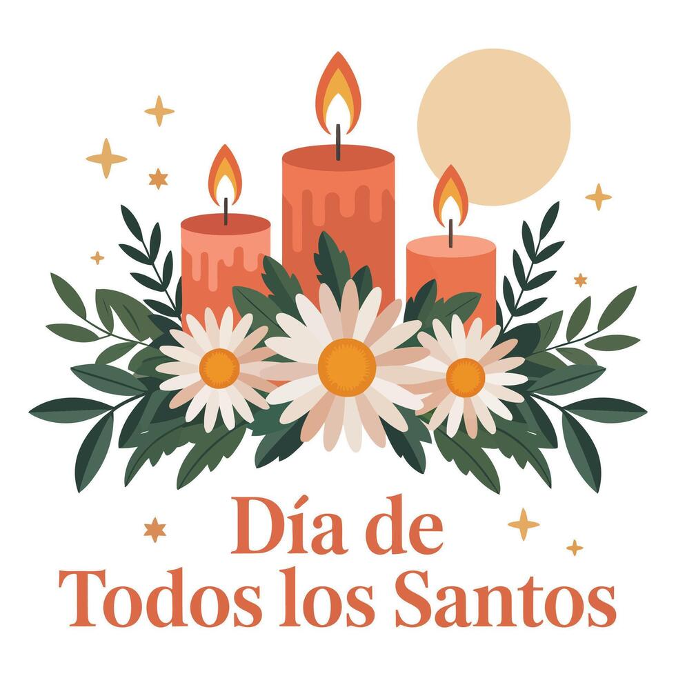 Dia de los santos vector