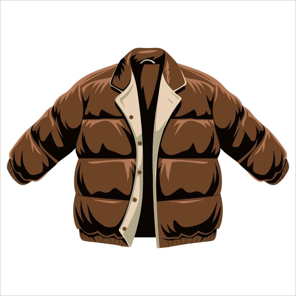 Jacket illustration.Simple and stylish graphic ideal for fashion, apparel, and clothing brand designs. vector