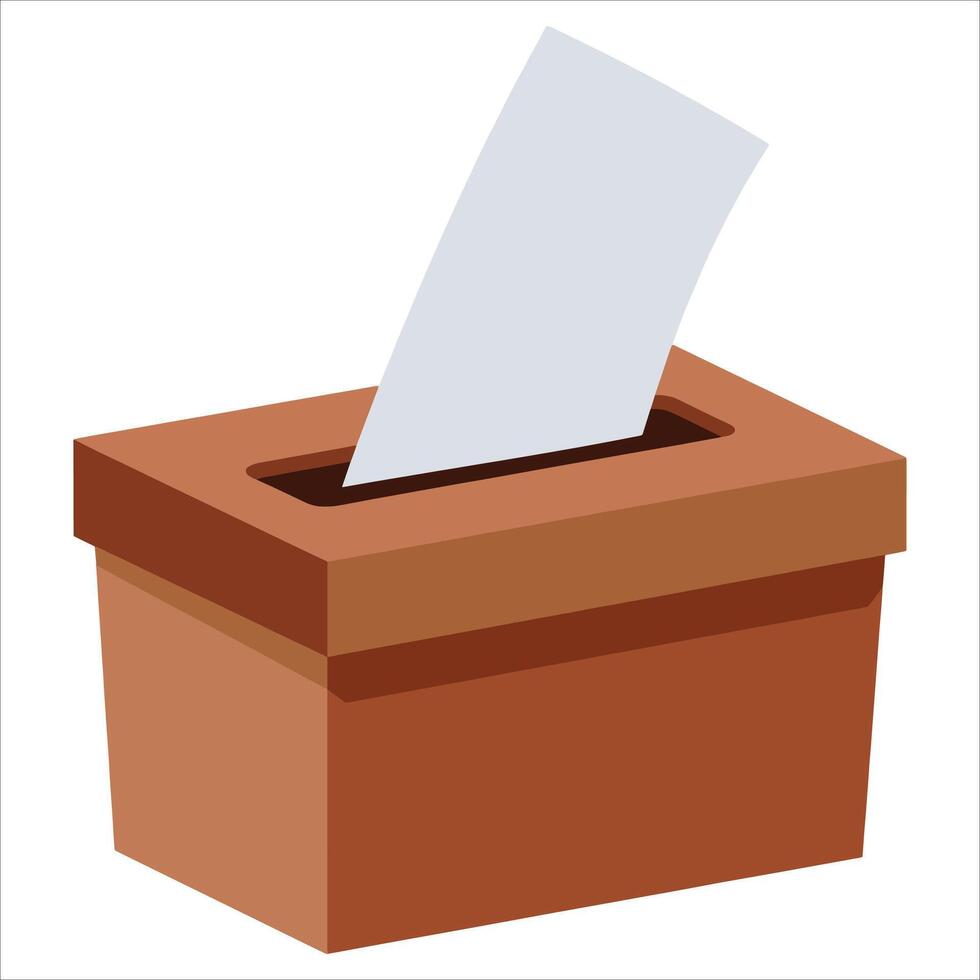 Flat icon design of a feedback box for complaints. Perfect for customer service and business communication themes. vector