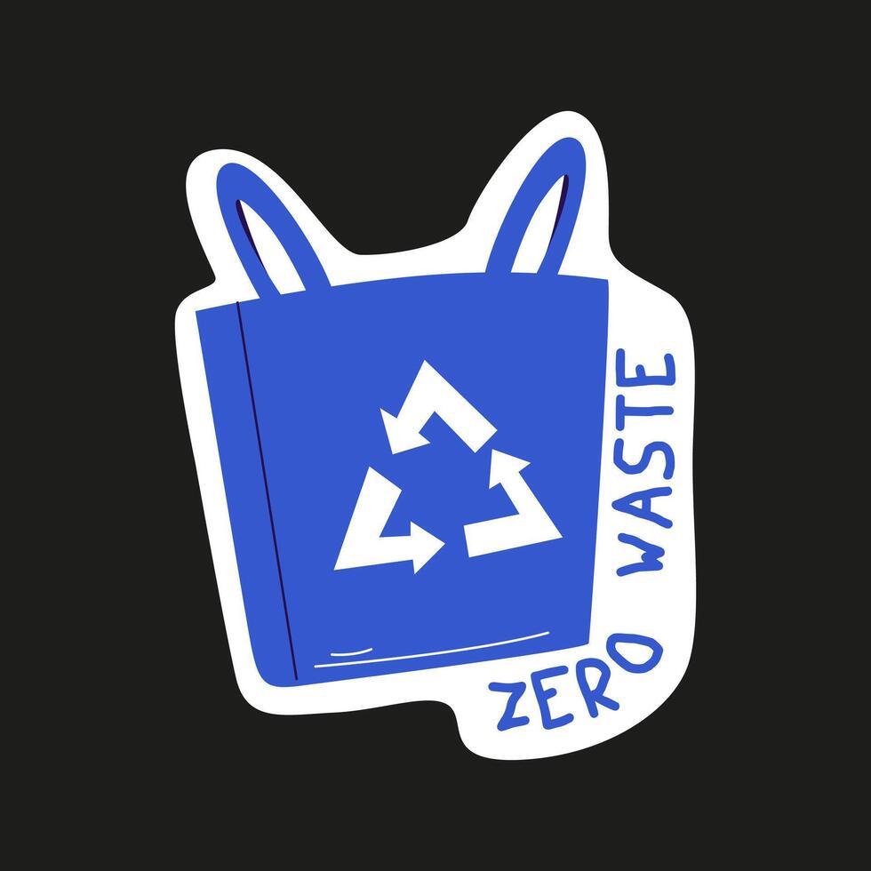 Environmental problems illustration. Caring for nature. Zero waste vector