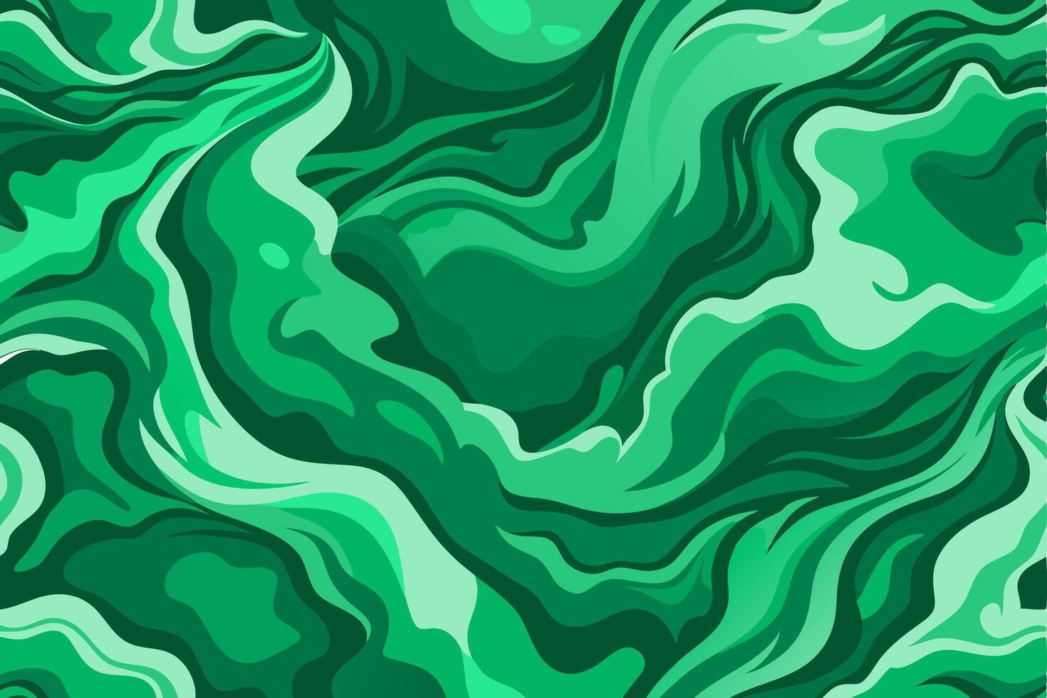 Green marble seamless pattern illustration. Elegant marble look vector