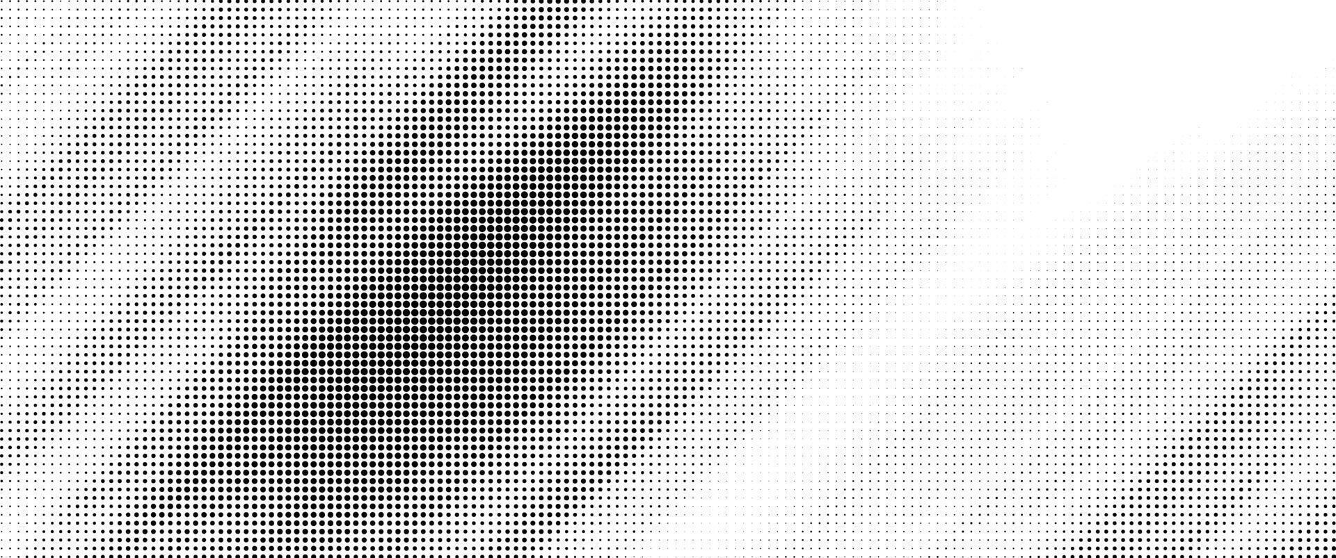 Halftone background Monochrome halftone pattern vector