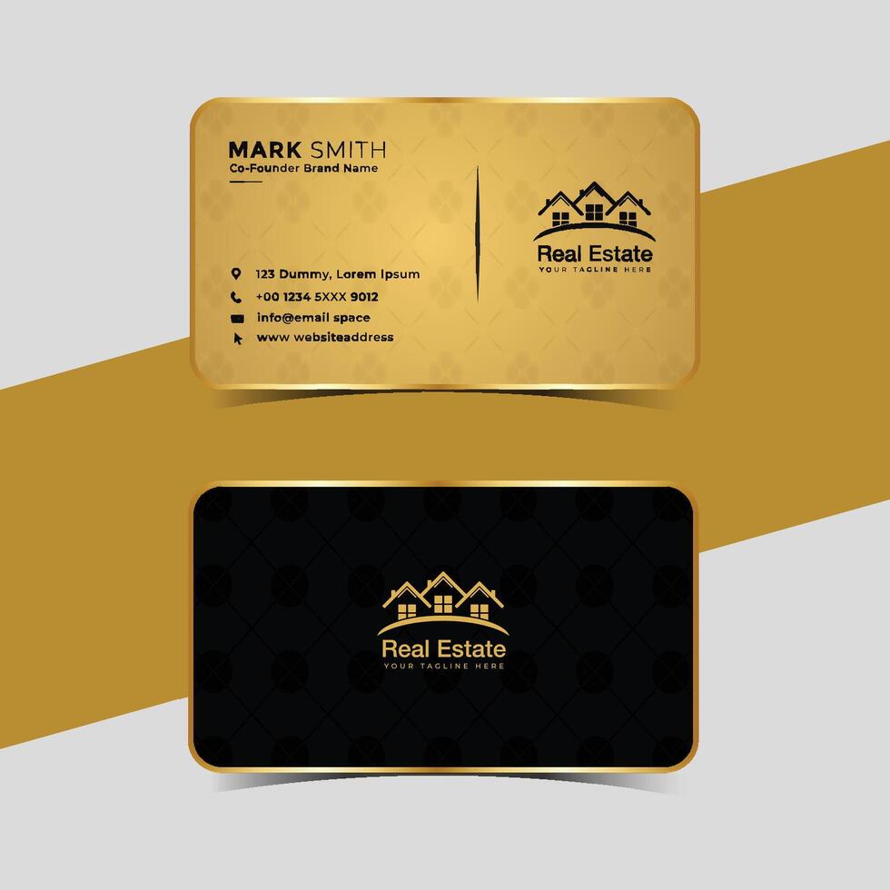 Modern Business Card Design Template Print Ready vector